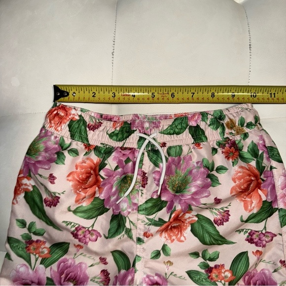 Janie and Jack Floral Dahlia Swim Trunks – Size 6 - Picture 8 of 10